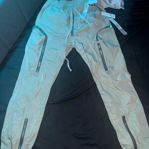 Rick Owens Celadon Bauhaus Cargo Pants